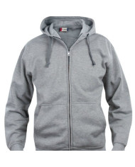 Felpa full-zip cappuccio uomo