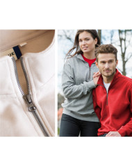 Felpa mezza-zip unisex